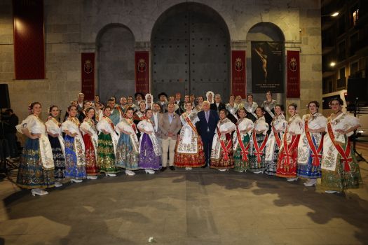 La Fallera Mayor de Valencia visita las Fiestas de la Primavera de Murcia