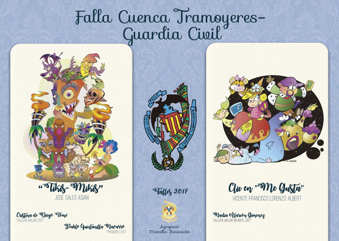 Falla Cuenca Tramoyeres - Guardia Civil