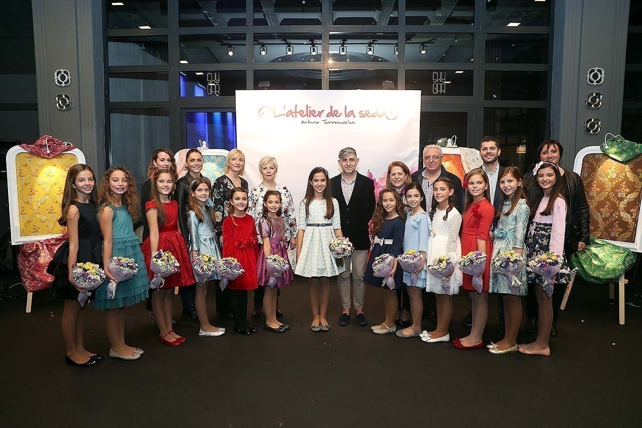 L’Atelier de la Seda presenta els seus teixits per a la Cort d’Honor Infantil