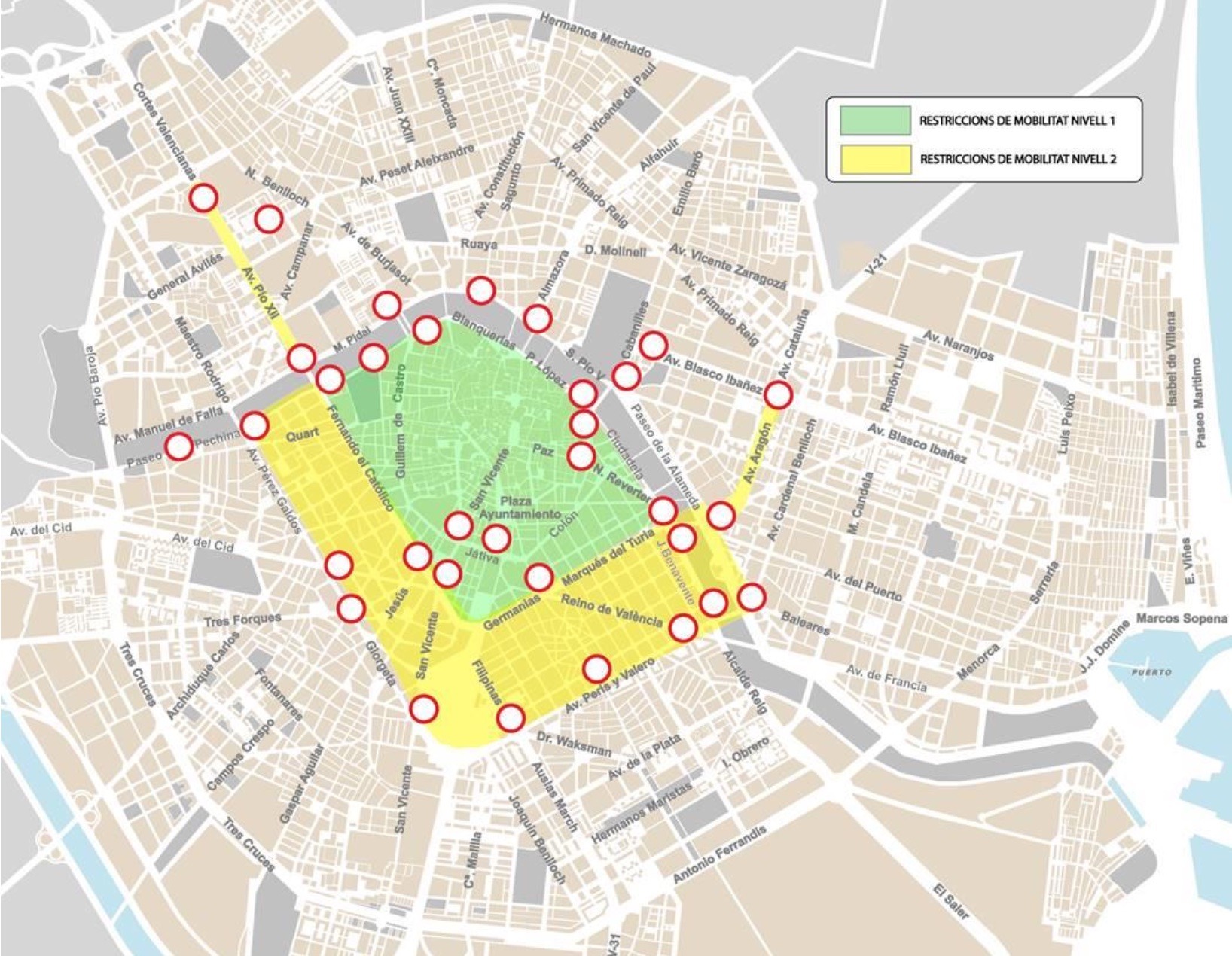 Aprobadas las directrices y limitaciones de movilidad, los horarios y la ocupación de vía pública de las Fallas de 2022