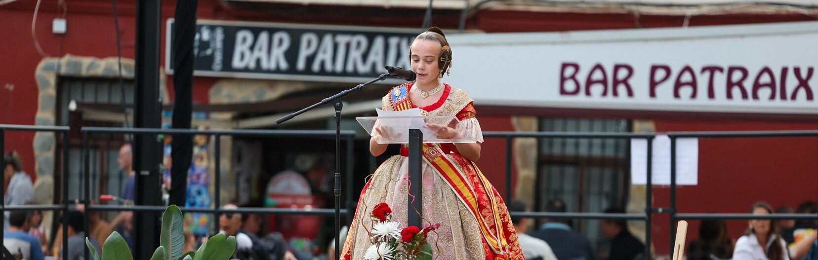 Lucía García, pregonera infantil de las Fiestas Populares de Patraix 2025