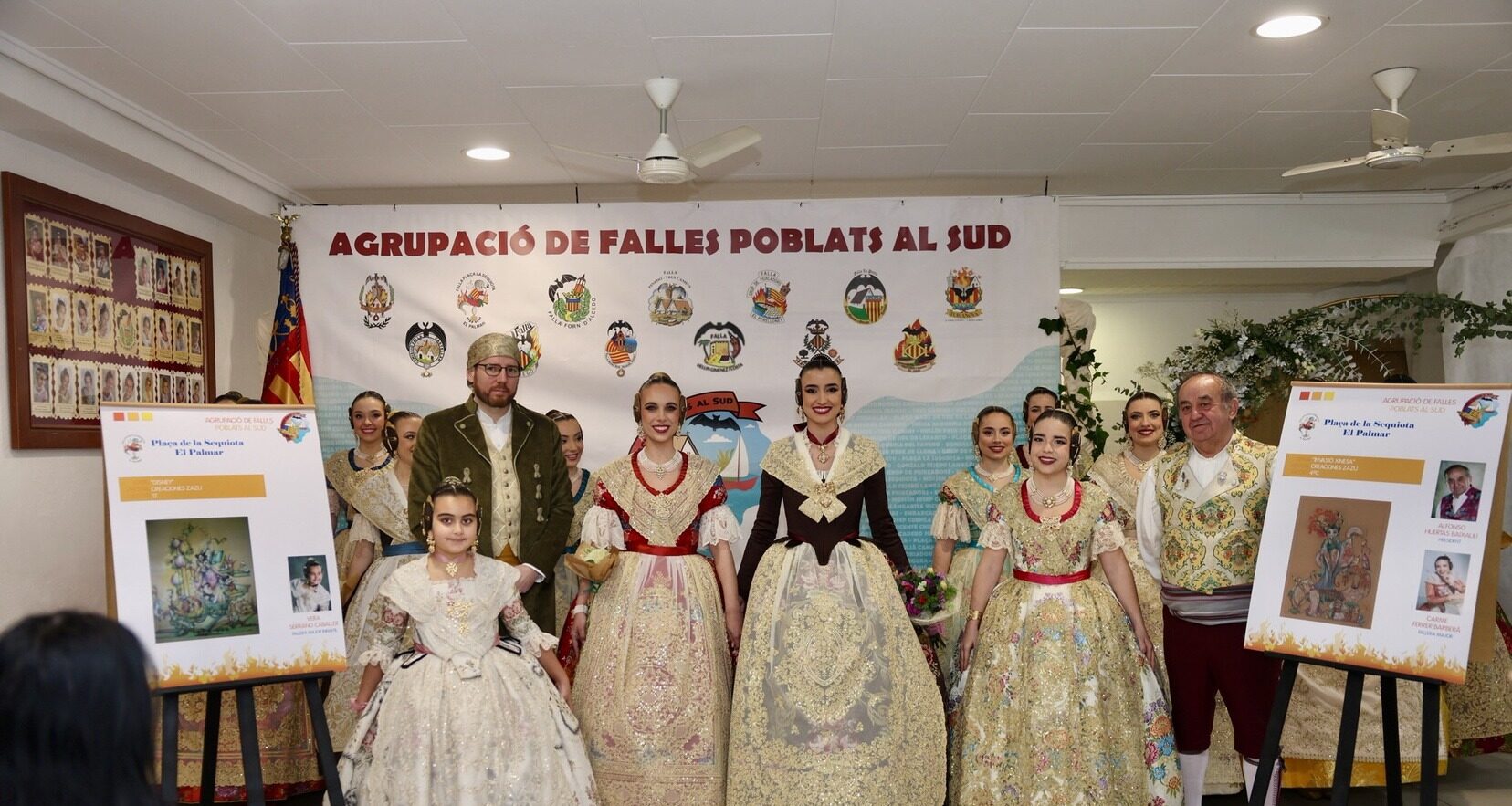 Poblats al Sud presenta los bocetos de sus fallas 2026