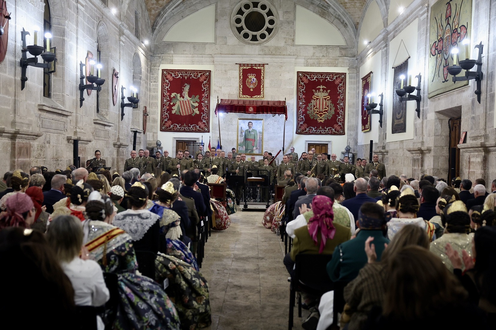 La Unidad Militar celebra el XLIV concierto de Fallas