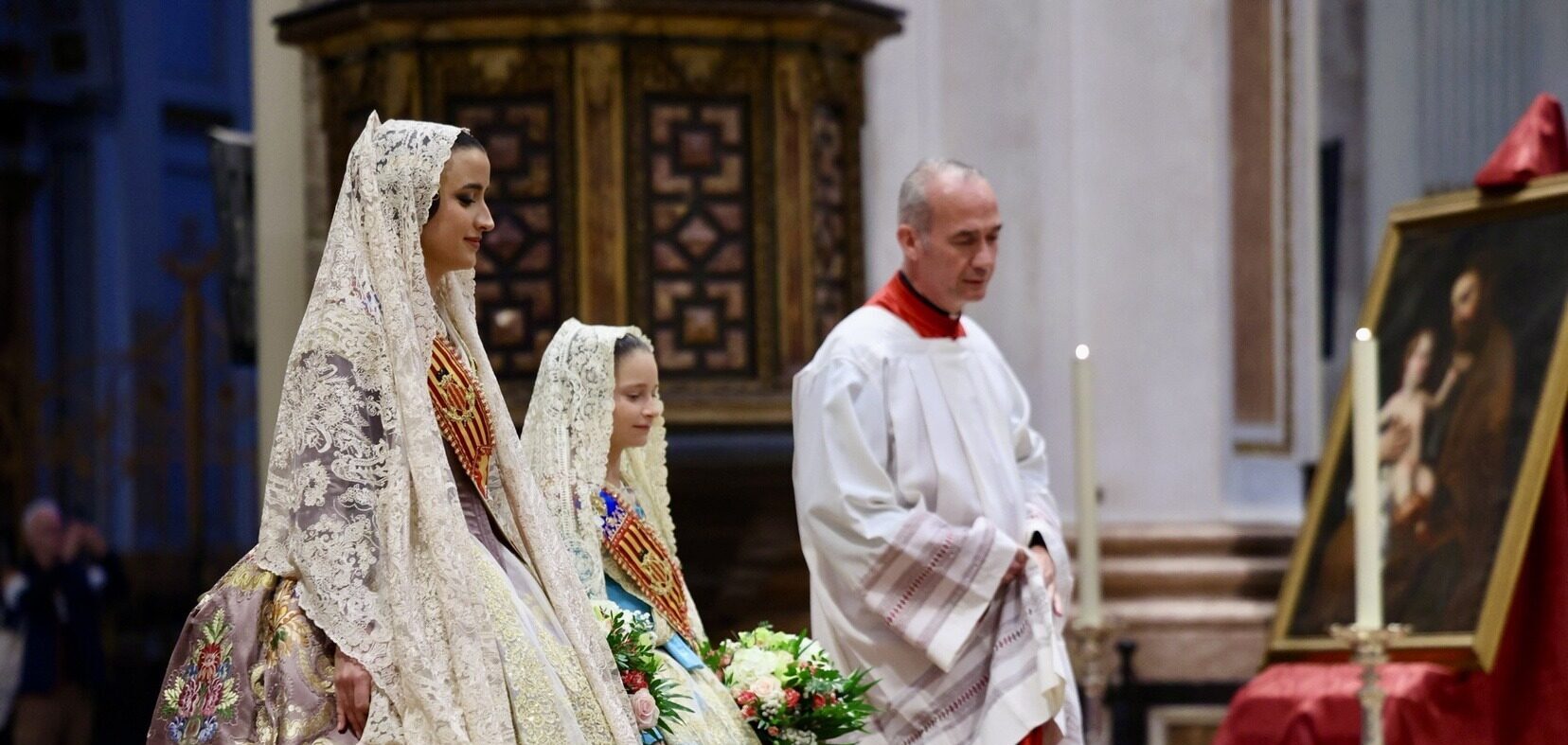 Las FFMMV y sus Cortes de Honor participan en la misa a San José