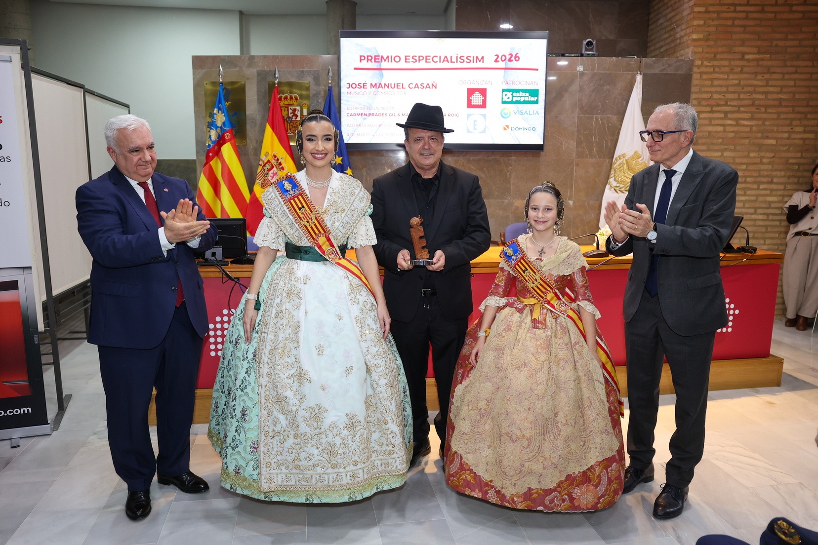 Jose Manuel Casañ se convierte en «Especialíssim» Fallas 2026