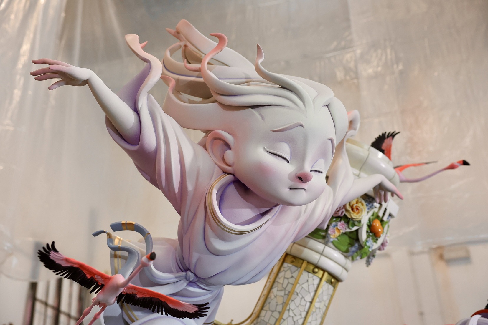 La Ciudad del Artista Fallero recibe a las FFMMV y sus Cortes de Honor