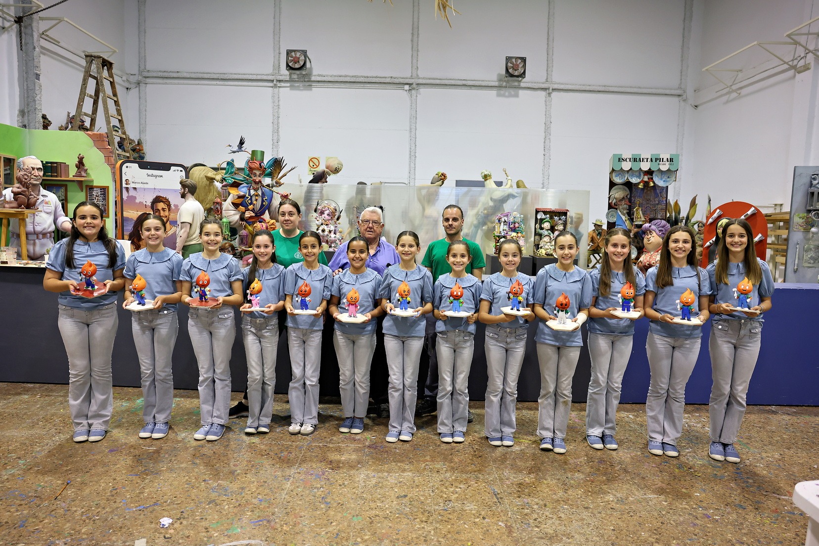 Jornada creativa a la Ciutat de l’Artista Faller per a Marta i la seua CH