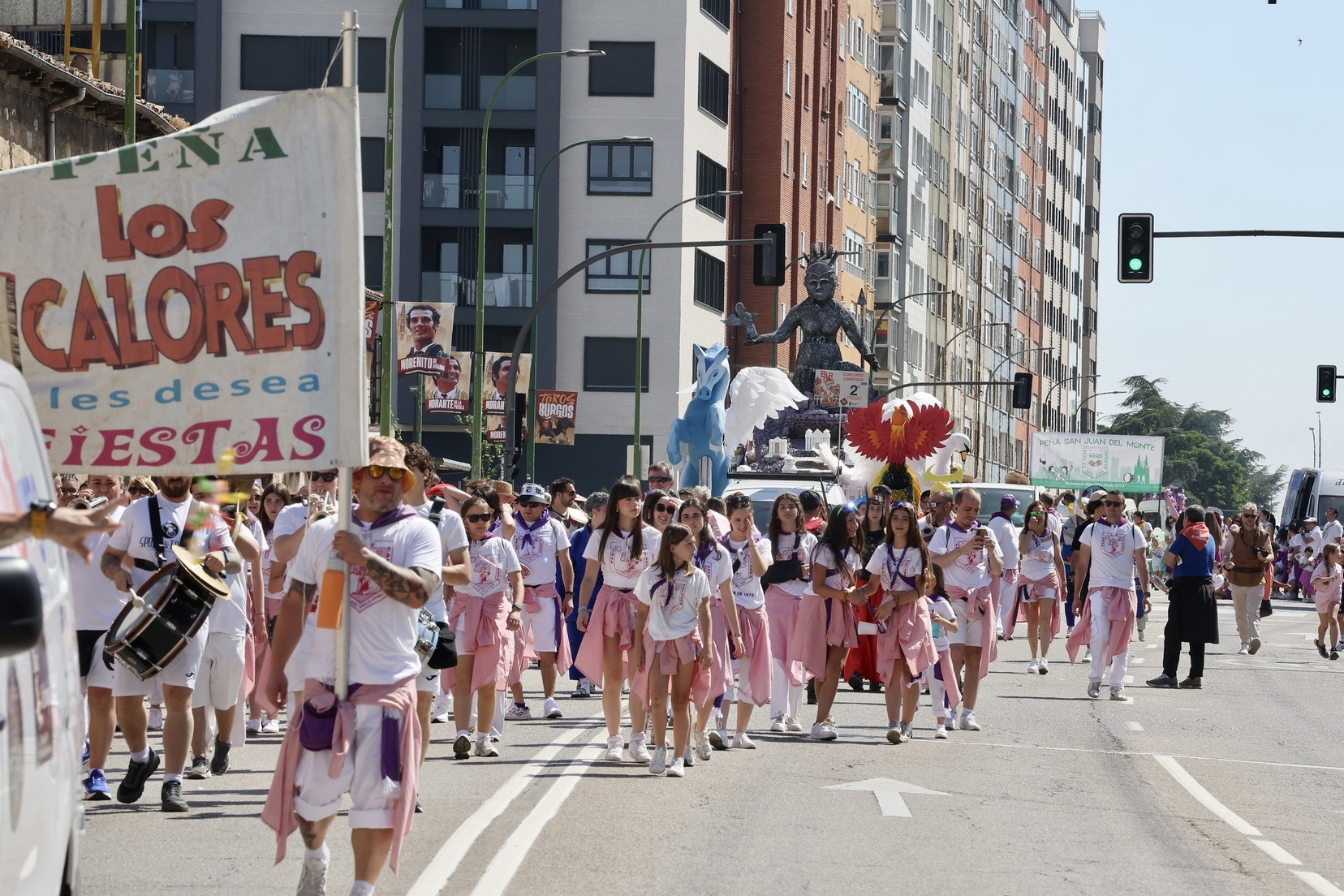 Burgos s’ompli d’ambient festiu en la Cavalcada dels Sampedros