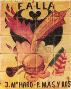 Falla Josep Maria Haro-Poeta Mas i Ros