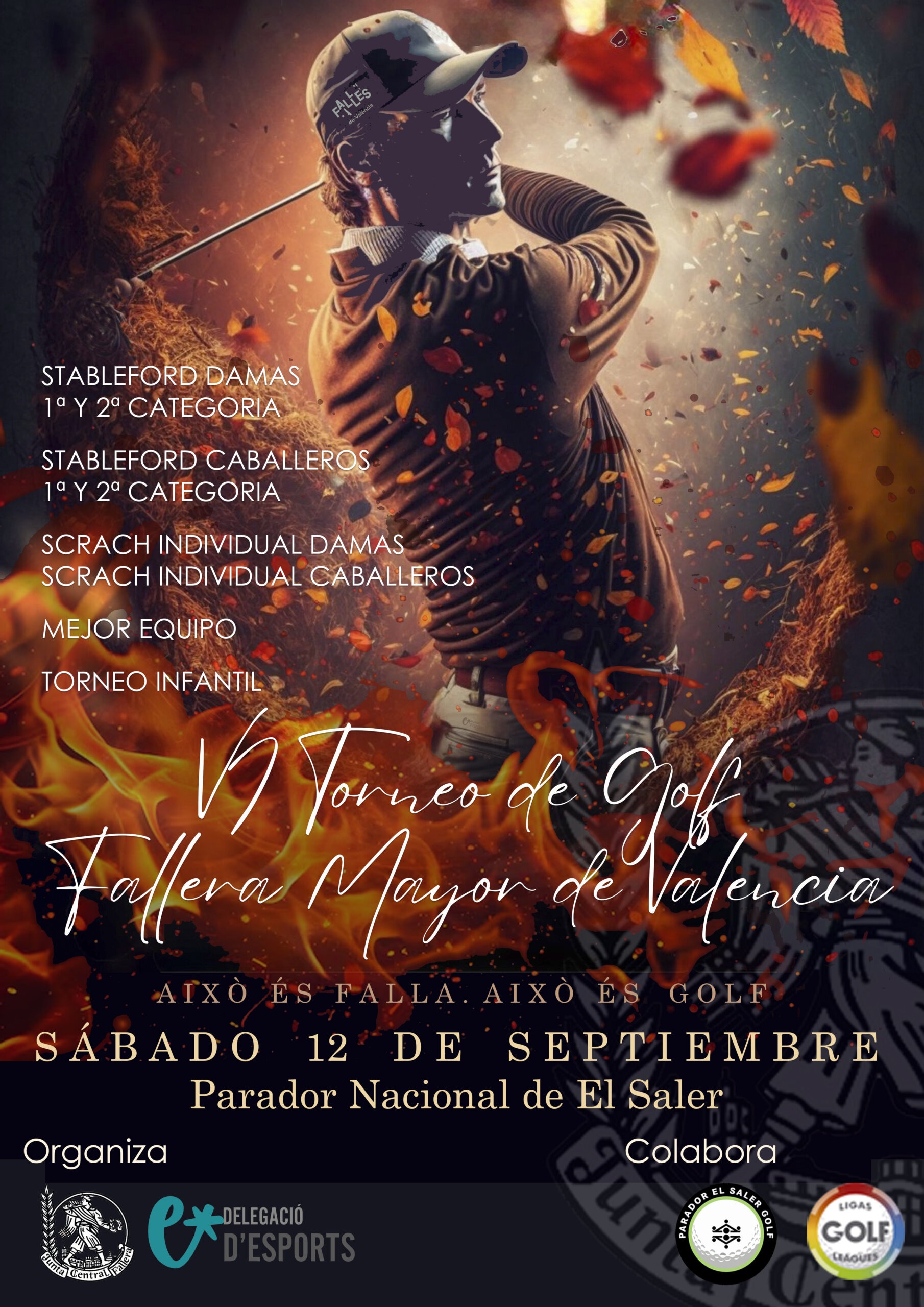 Orden de salida del VI torneo de Golf trofeo FMV