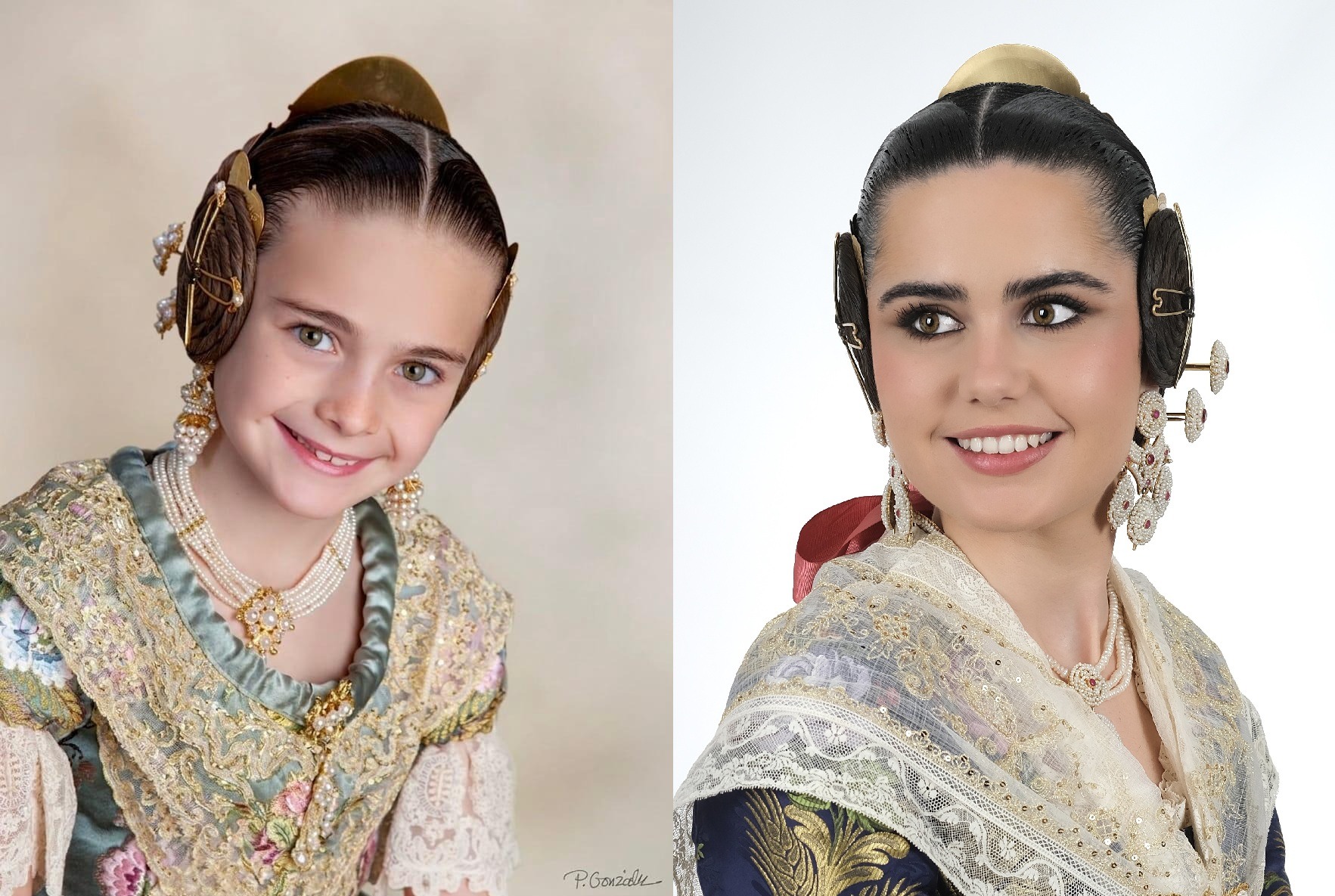 Ya tenemos Falleras Mayores de Valencia: Julia Vizcayno Orero y Beatriz Blanco Tamarit